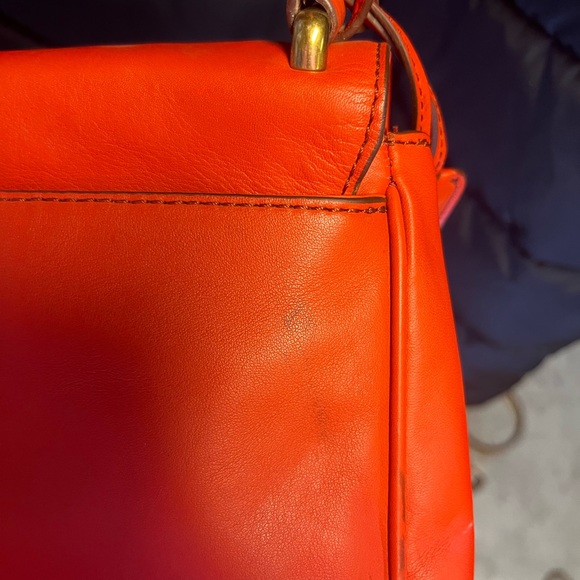 Fossil Orange Leather Crossbody - Picture 4 of 5